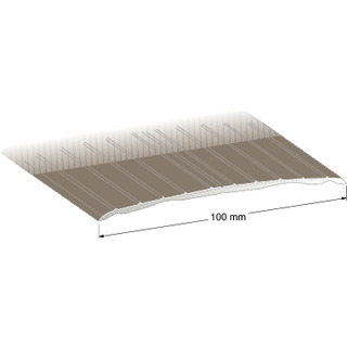 TRÖSKEL 100MM PLATINA
